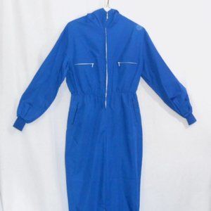 Vintage Overalls 40's 50's Ski Suit Hooded